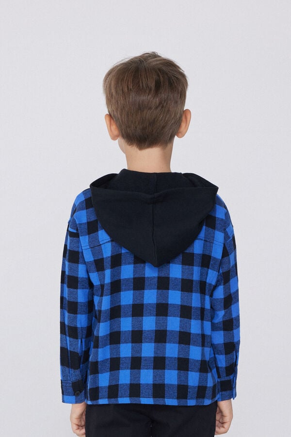 Tezenis Camisa Franela Con Capucha Niño