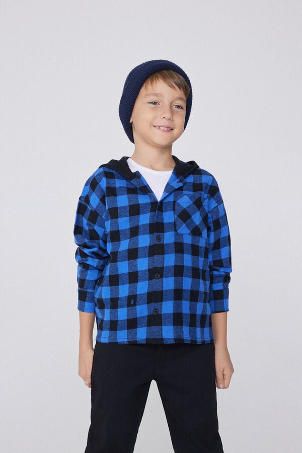 Tezenis Camisa Franela Con Capucha Niño