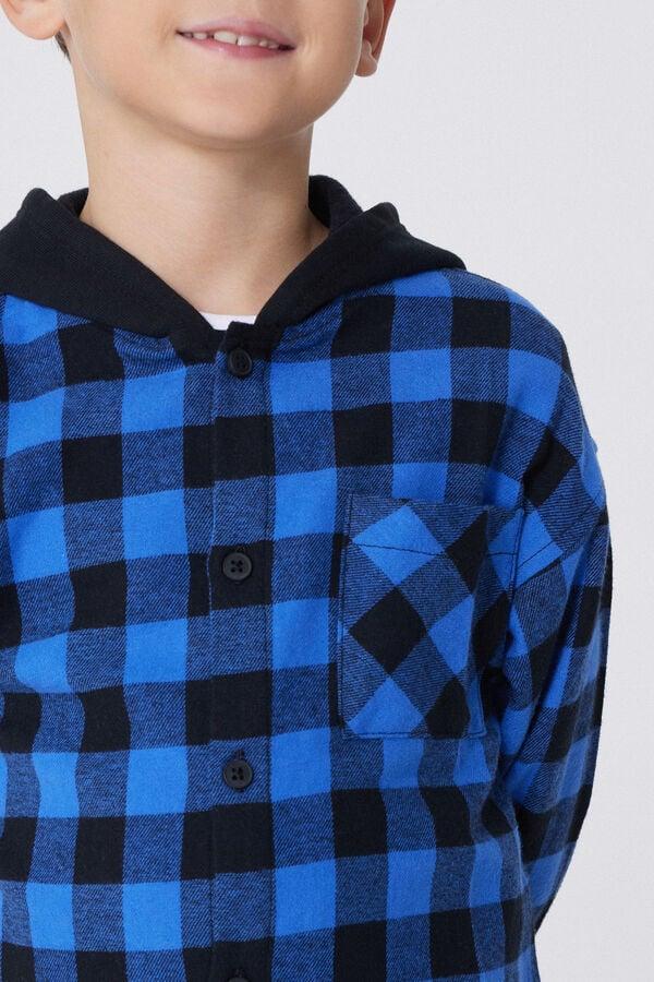 Tezenis Camisa Franela Con Capucha Niño