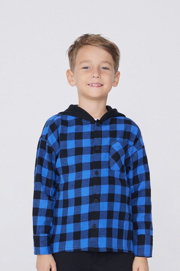 Tezenis Camisa Franela Con Capucha Niño