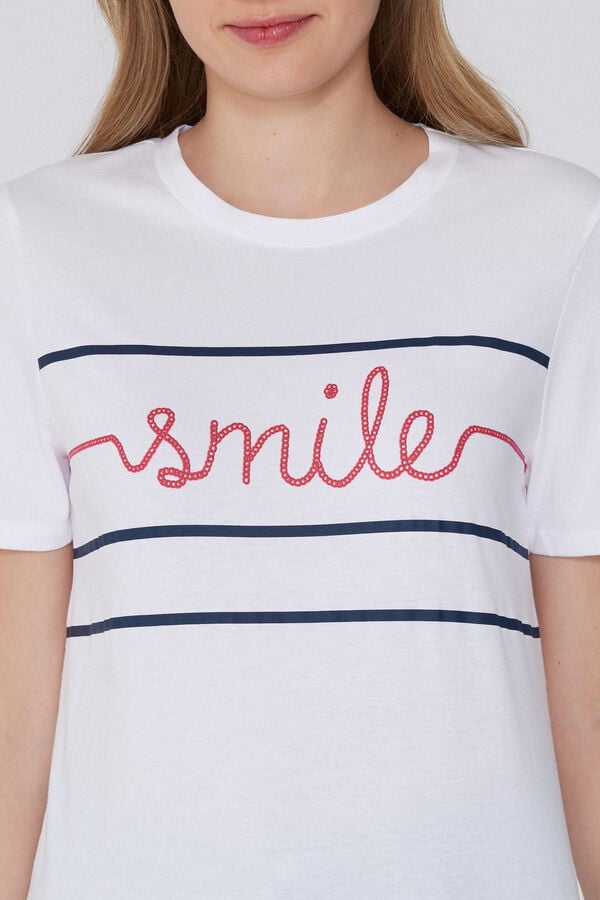 Tezenis Camiseta Algodón Con Estampado