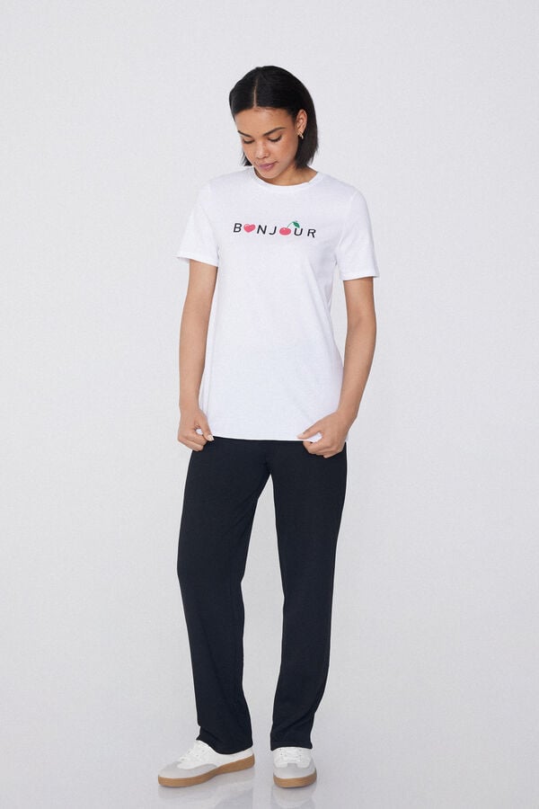 Tezenis Camiseta Algodón Con Estampado