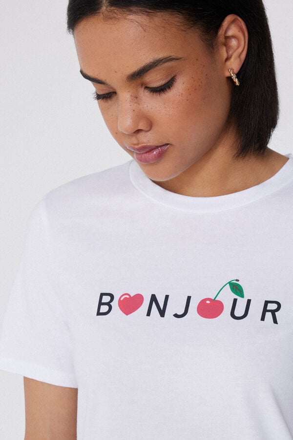 Tezenis Camiseta Algodón Con Estampado