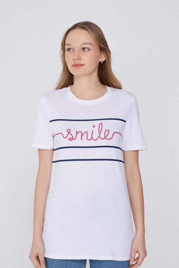 Tezenis Camiseta Algodón con Estampado