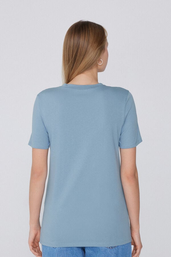 Tezenis Camiseta Basic Cuello Redondo De Algodón