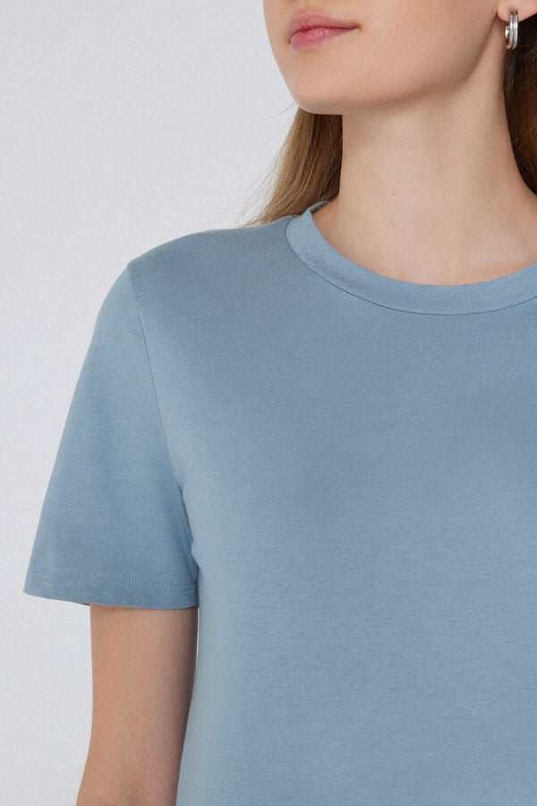 Tezenis Camiseta Basic Cuello Redondo De Algodón