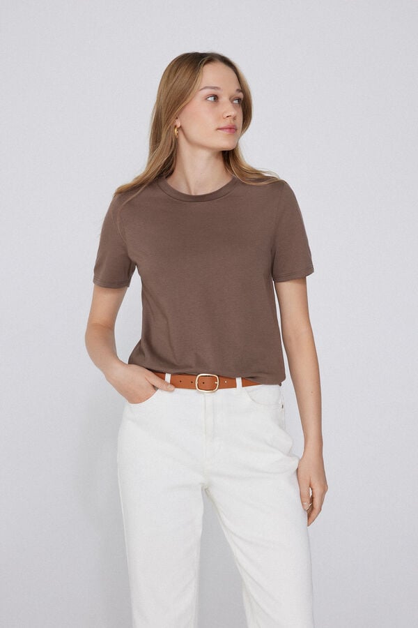 Tezenis Camiseta Basic Cuello Redondo De Algodón