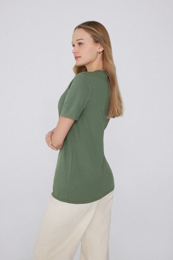 Tezenis Camiseta Basic Cuello Redondo De Algodón