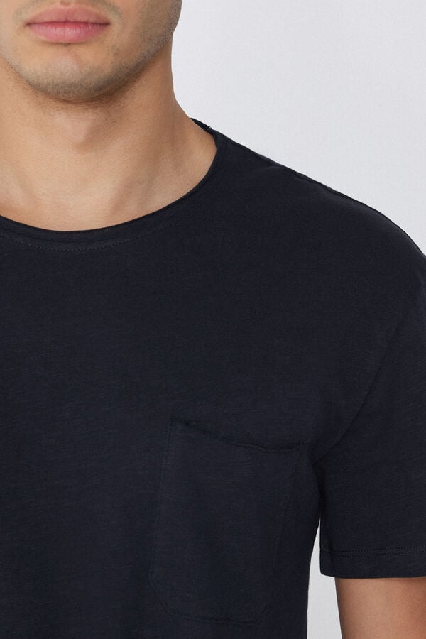 Tezenis Camiseta De Algodón Con Bolsillo