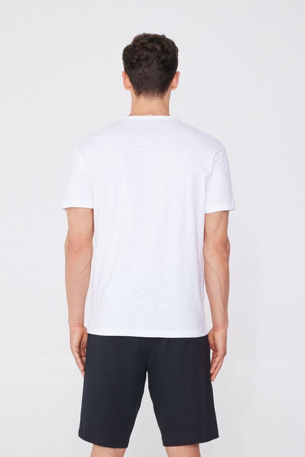 Tezenis Camiseta De Algodón Con Bolsillo