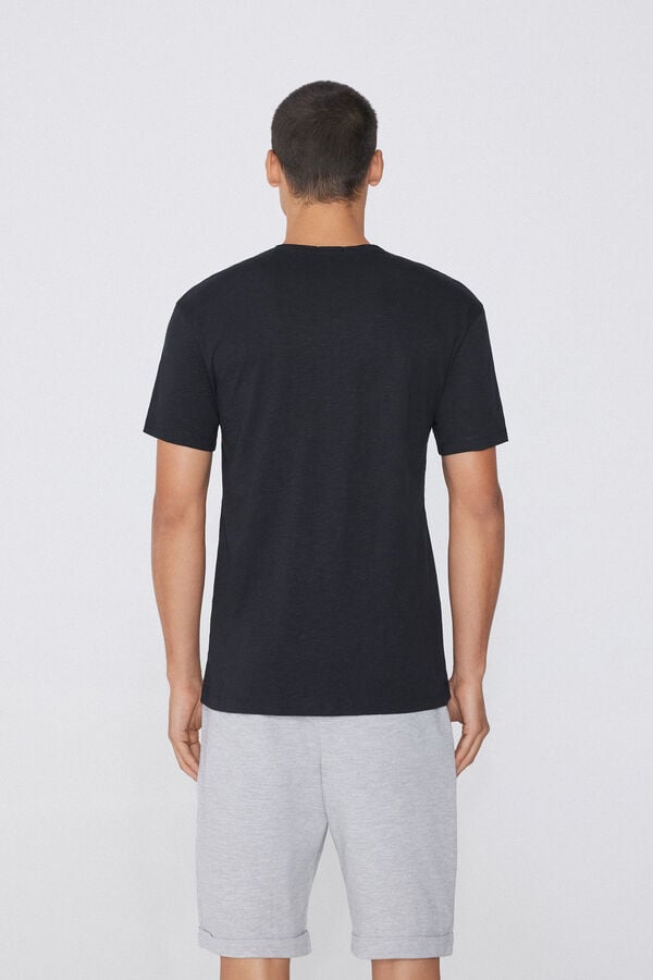 Tezenis Camiseta De Algodón Con Bolsillo