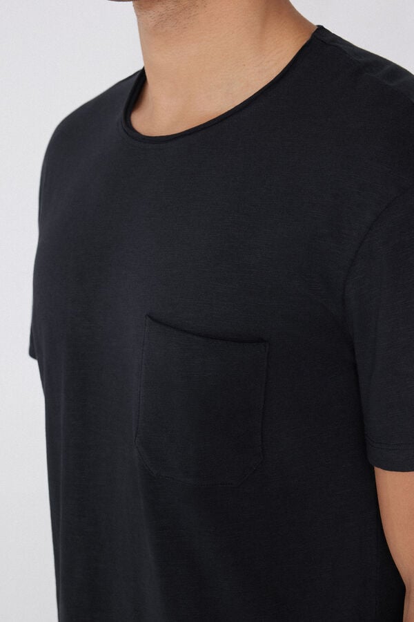 Tezenis Camiseta De Algodón Con Bolsillo