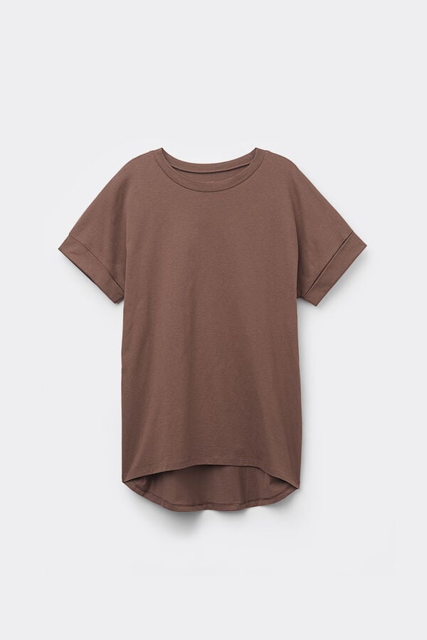 Tezenis Camiseta de Algodón con Vuelta Kimono