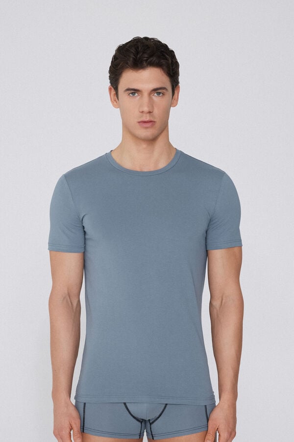 Tezenis Camiseta de Algodón Elástico