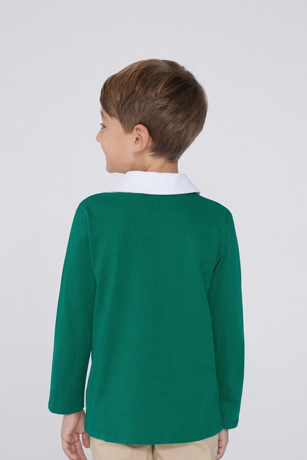 Tezenis Camiseta Estilo Polo De Manga Larga