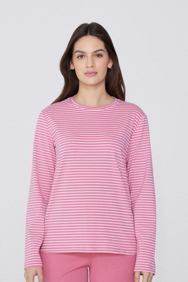 Tezenis Camiseta Manga Larga Algodón Rayas