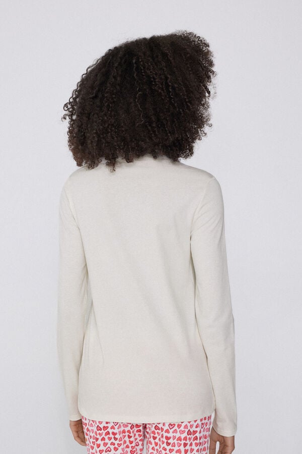 Tezenis Camiseta Manga Larga De Algodón Estampado