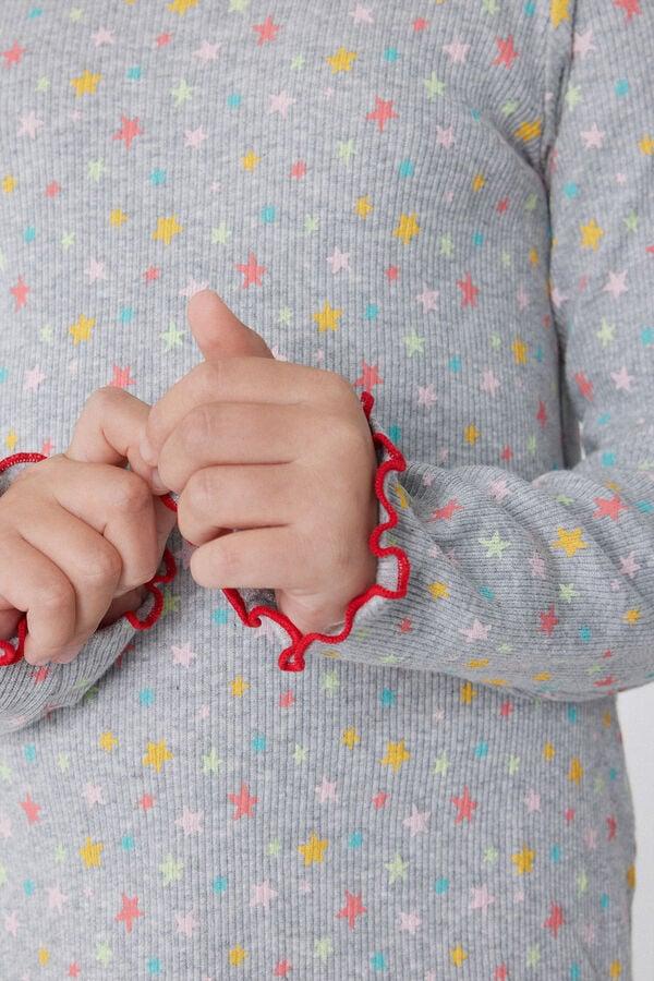 Tezenis Camisón De Algodón De Canalé