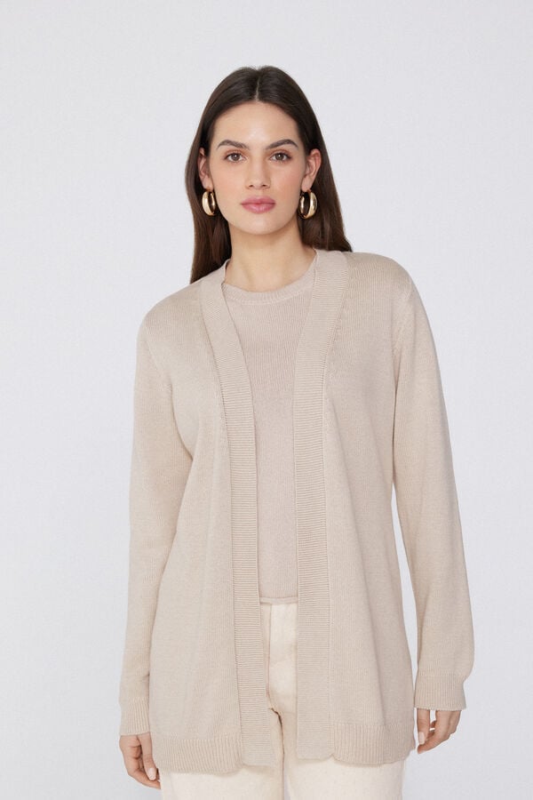 Tezenis Cárdigan Abierto Algodón Calato