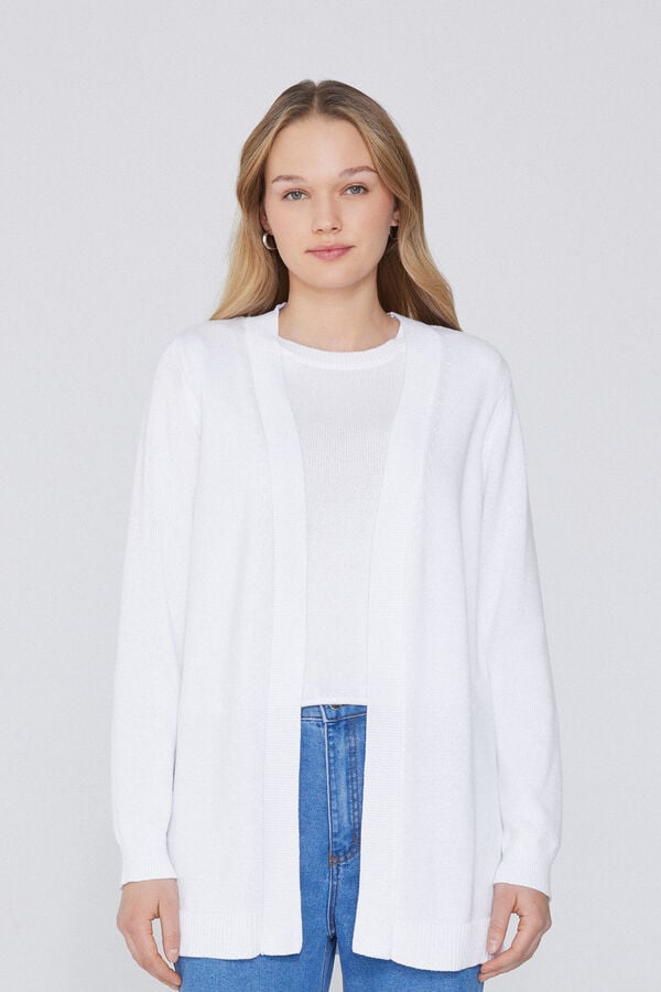 Tezenis Cárdigan Abierto Algodón Calato