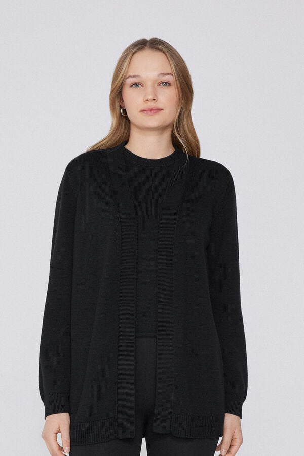 Tezenis Cárdigan Abierto Algodón Calato