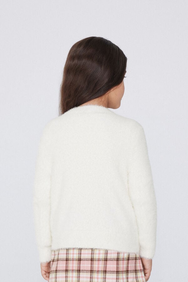 Tezenis Cárdigan Con Escote Pico De Pelo