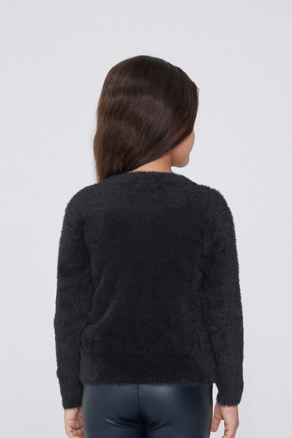 Tezenis Cárdigan Con Escote Pico De Pelo