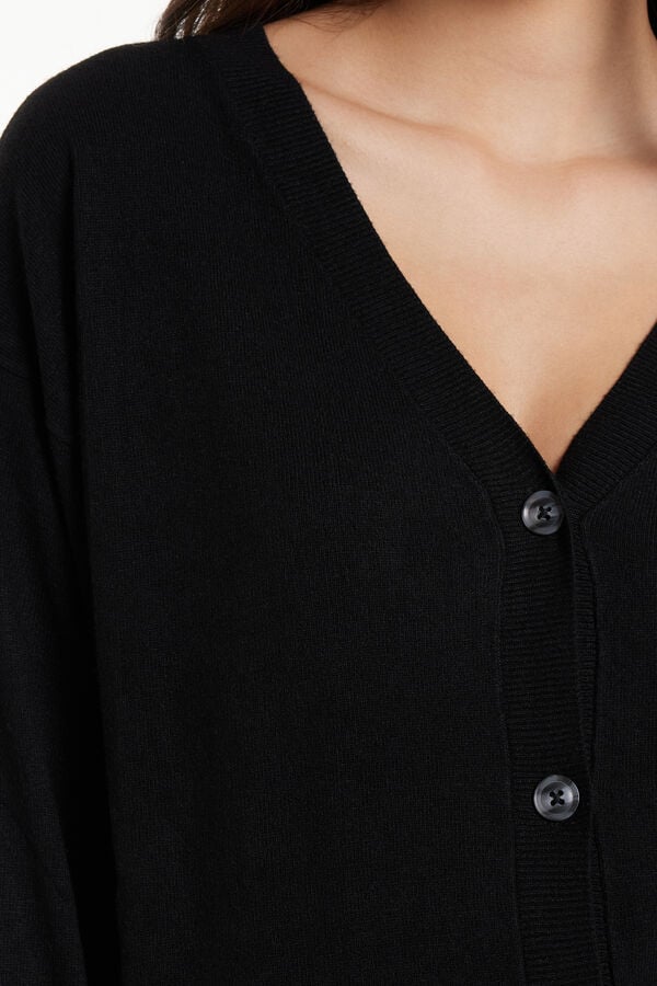 Tezenis Cárdigan Manga Larga Lana Con Botones