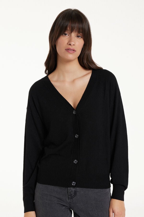 Tezenis Cárdigan Manga Larga Lana Con Botones