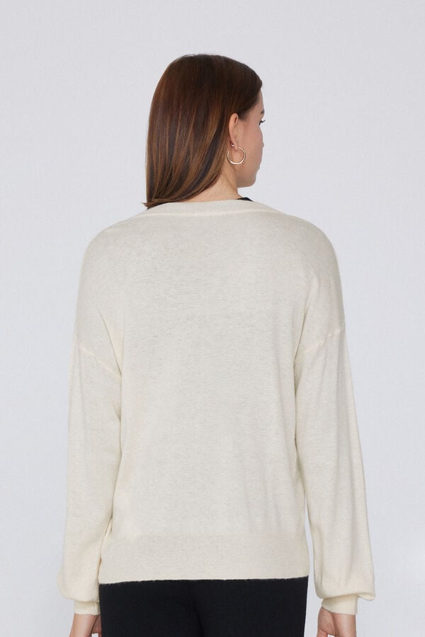 Tezenis Cárdigan Manga Larga Lana Con Botones