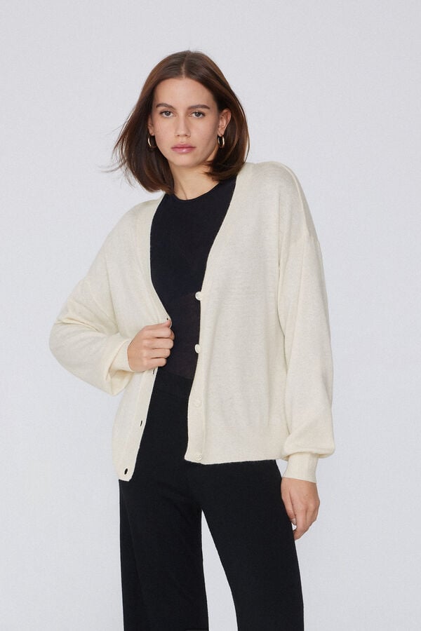 Tezenis Cárdigan Manga Larga Lana Con Botones