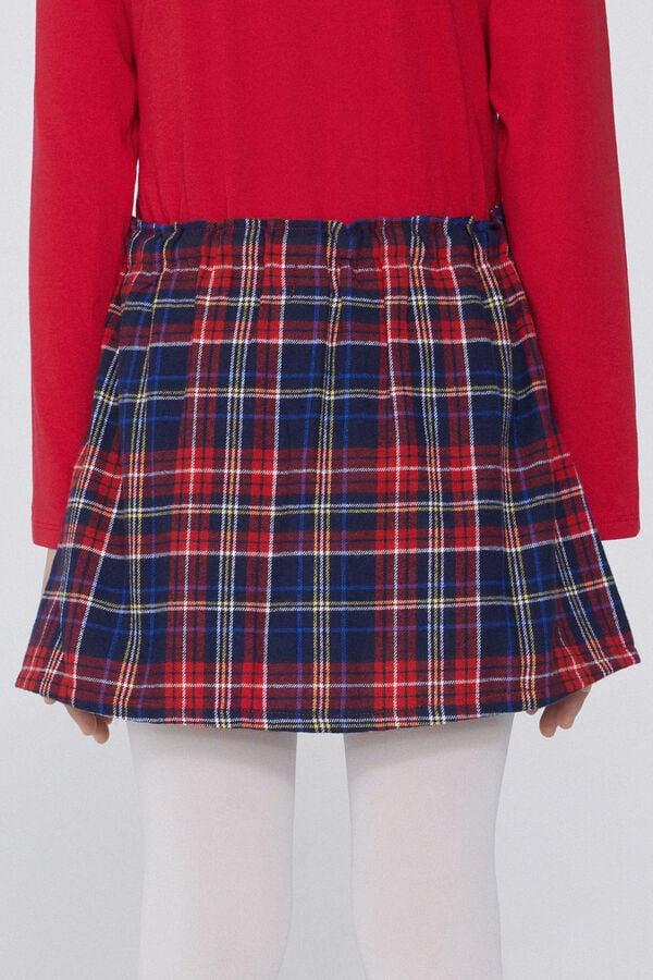 Tezenis Falda Tablas Franela Estampado Escocés