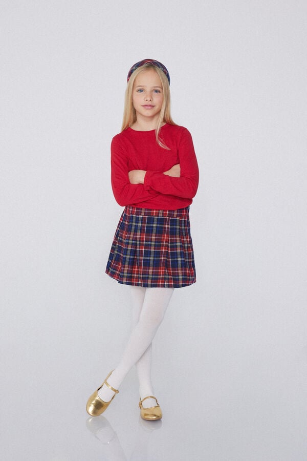 Tezenis Falda Tablas Franela Estampado Escocés