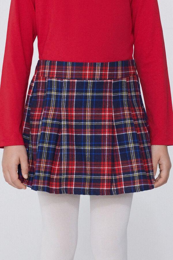 Tezenis Falda Tablas Franela Estampado Escocés