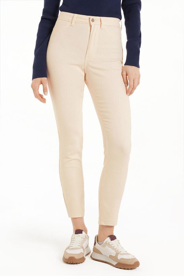 Tezenis Jeggings de Talle Alto con Efecto Push-Up