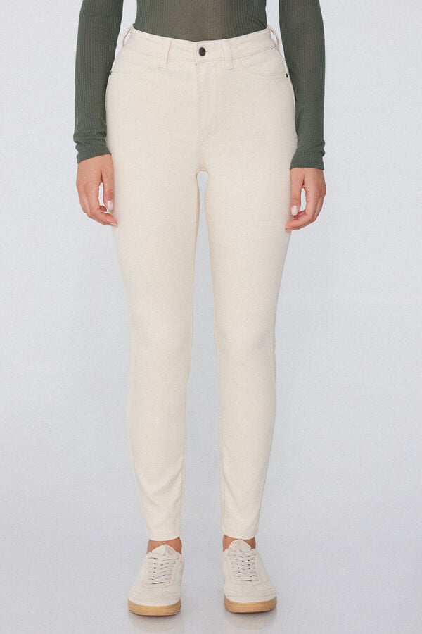 Tezenis Jeggings de Talle Alto con Efecto Push-Up