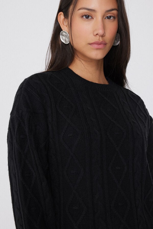 Tezenis Jersey De Cuello Redondo Trenzado