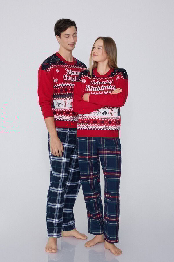 Tezenis Jersey de Manga Larga de Navidad Unisex