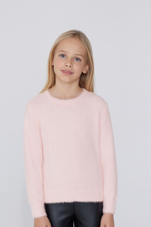 Tezenis Jersey de Pelo con Cuello Redondo