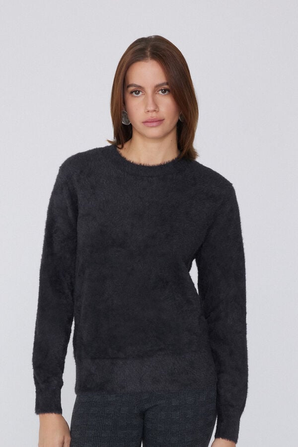 Tezenis Jersey de Pelo con Cuello Redondo