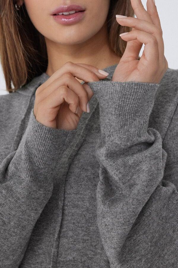 Tezenis Jersey Grueso Con Lana Y Capucha