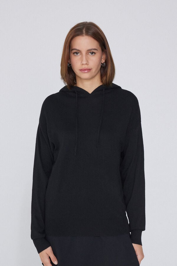 Tezenis Jersey Grueso con Lana y Capucha