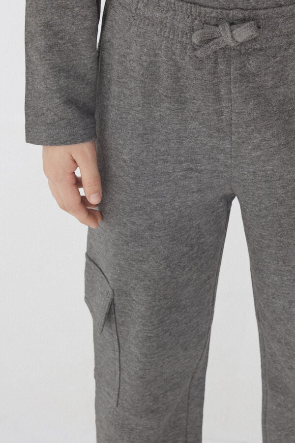 Tezenis Jogger Cargo De Felpa Para Niño