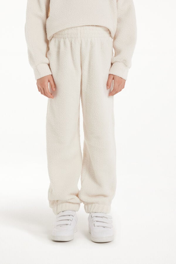 Tezenis Jogger de Forro Polar Puños Niña
