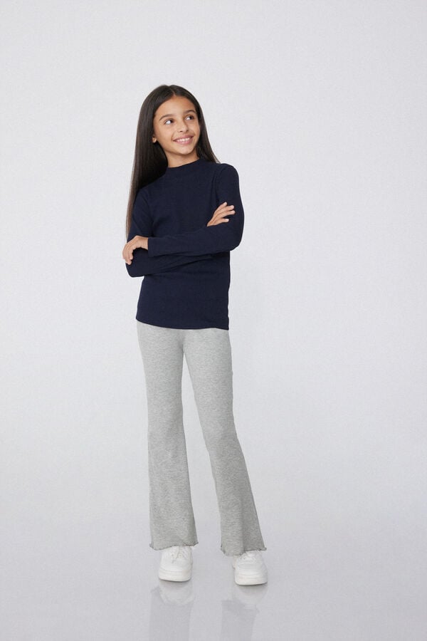 Tezenis Leggings Acampanados De Canalé Para Niña