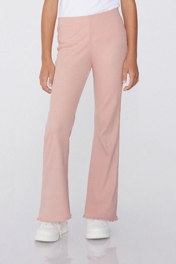 Tezenis Leggings Acampanados de Canalé para Niña