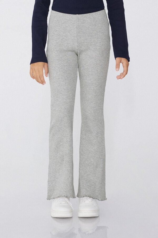 Tezenis Leggings Acampanados de Canalé para Niña