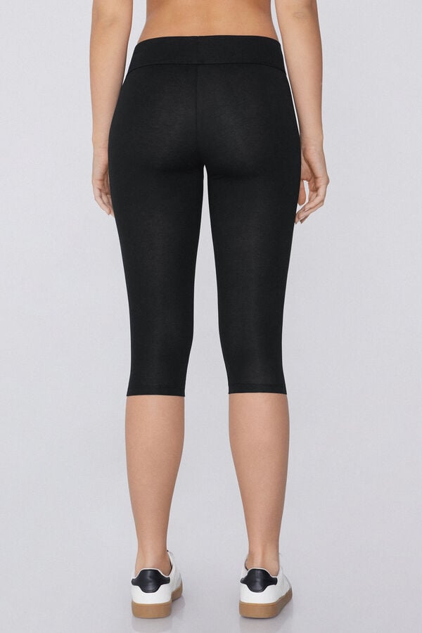 Tezenis Leggings Capri De Algodón Orgánico