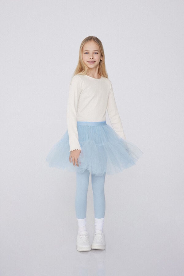 Tezenis Leggings Con Falda De Tul Para Niña