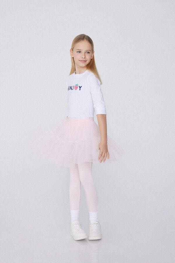 Tezenis Leggings Con Falda De Tul Para Niña